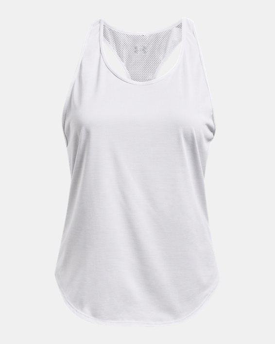 Camiseta sin mangas UA Tech™ Vent para mujer, White, pdpMainDesktop image number 4